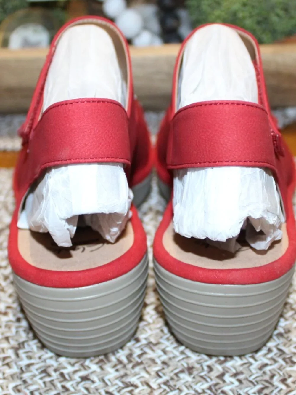 NWT Clark Reedly Juno Wedge sandals 9 1/2 WIDE SHARP! COMFY! - Picture 10 of 15